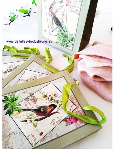 Bolsas con asa Green Bird ULTIMAS 4 UNIDADES