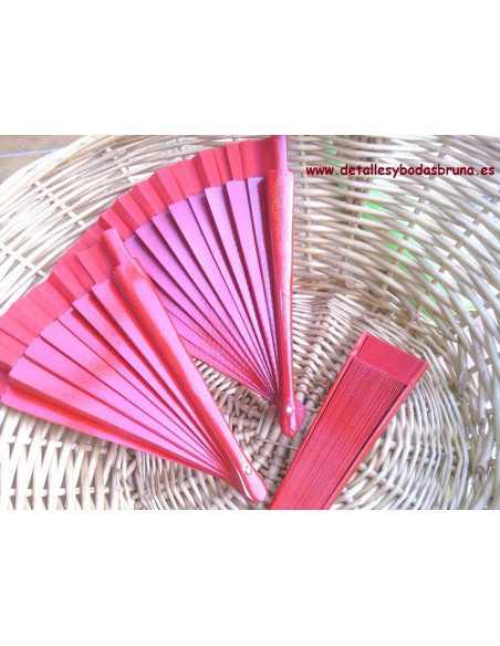 Abanico Liso Rojo AGOTADO