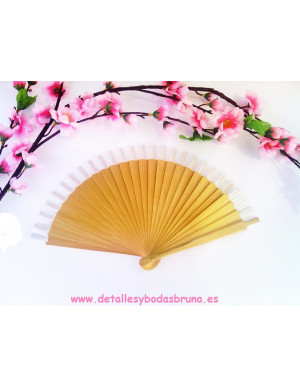 Abanico Liso Natural 2