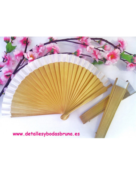 Abanico Liso Natural