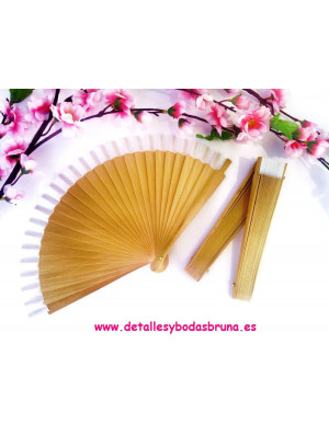 Abanico Liso Natural