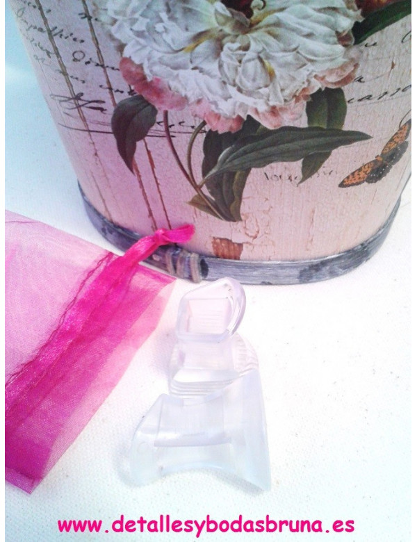 Protectores de Tacon con Bolsa de Organza y Tarjeta OFERTA 