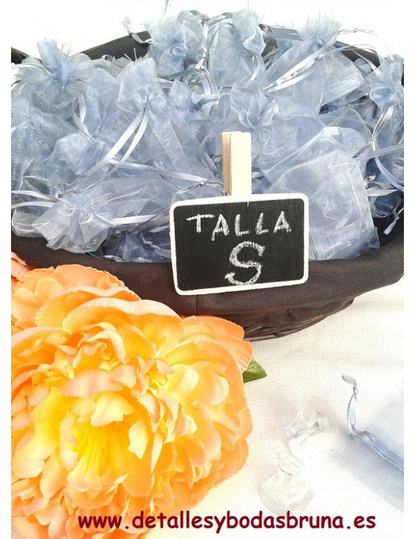 Protectores de Tacon con Bolsa de Organza y Tarjeta OFERTA 