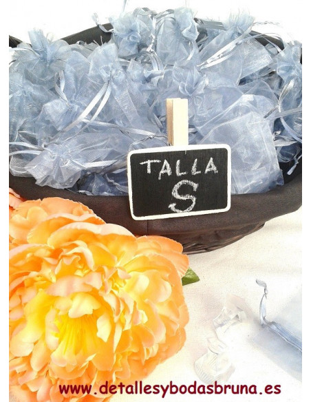 Protectores de Tacon con Bolsa de Organza y Tarjeta OFERTA 