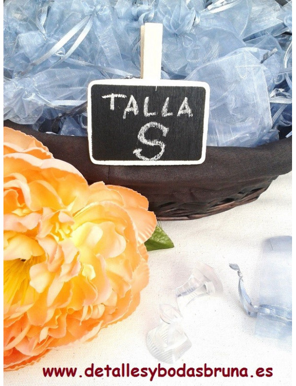 Protectores de Tacon con Bolsa de Organza y Tarjeta OFERTA 