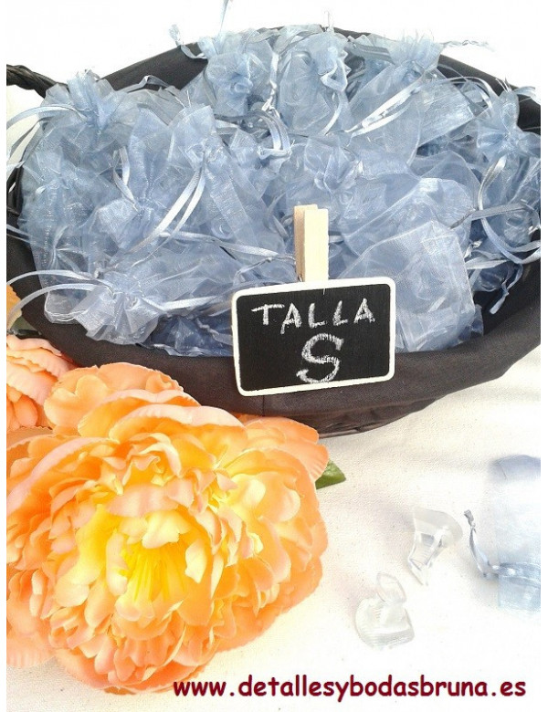 Protectores de Tacon con Bolsa de Organza y Tarjeta OFERTA 