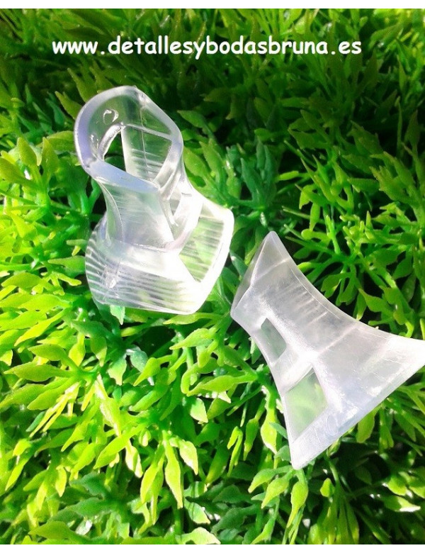 Protectores de Tacon con Bolsa de Organza y Tarjeta OFERTA 
