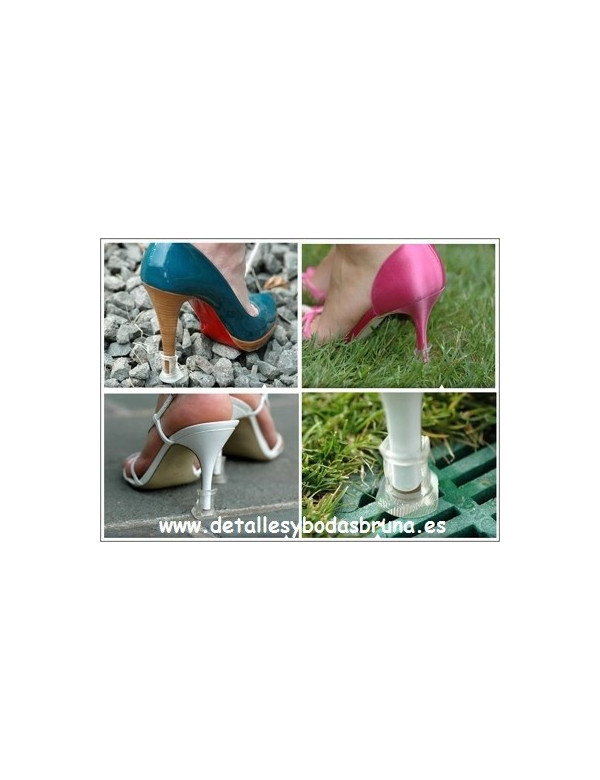 Protectores de Tacon con Bolsa de Organza y Tarjeta OFERTA 