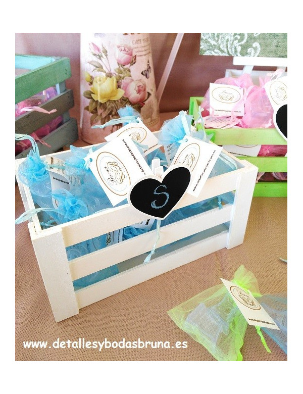 Protectores de Tacon con Bolsa de Organza y Tarjeta OFERTA 