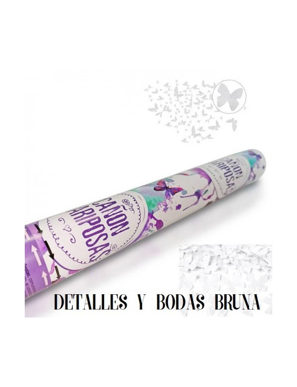 Cañón confetti Mariposas