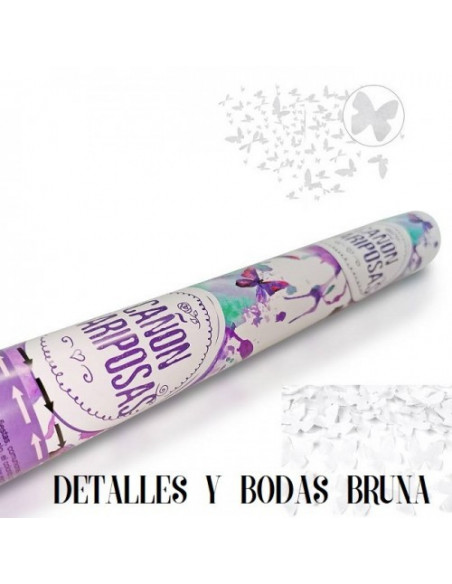 Cañón confetti Mariposas