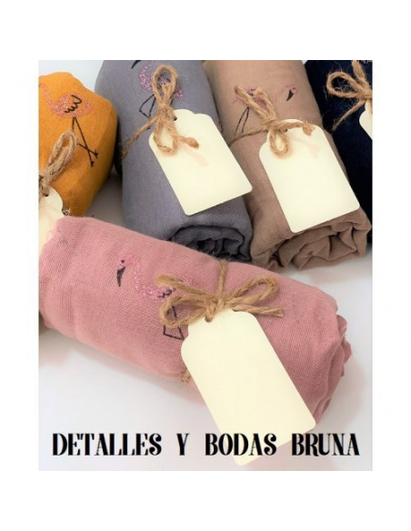 Pashminas Flamenco preparadas con Cuerda y Tarjeta - ULTIMAS 11 UNIDADES -