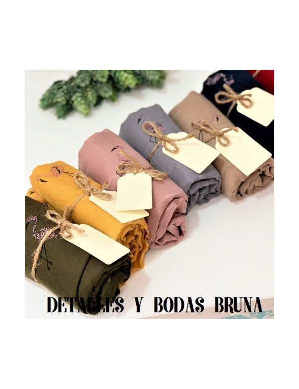 Pashminas Flamenco preparadas con Cuerda y...