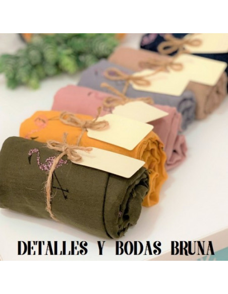 Pashminas Flamenco preparadas con Cuerda y Tarjeta - ULTIMAS 11 UNIDADES -