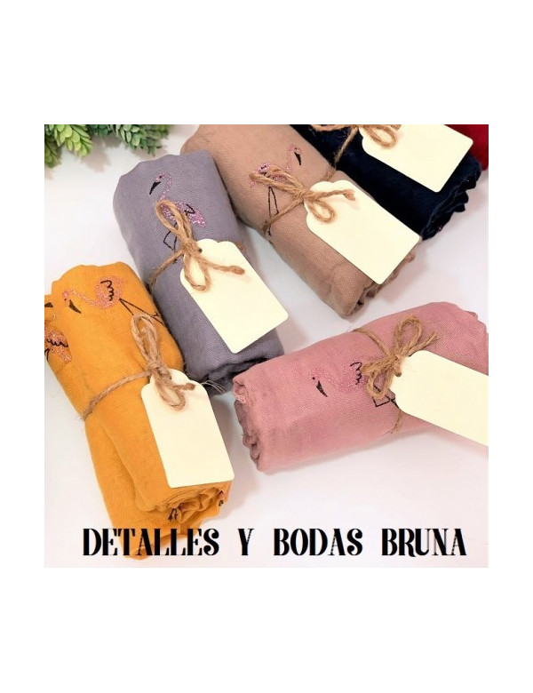 Pashminas Flamenco preparadas con Cuerda y...