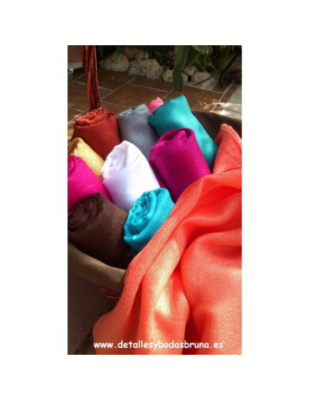 Pashminas Colores Amplias