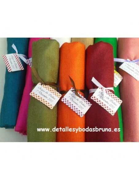 Pashminas Colores Amplias