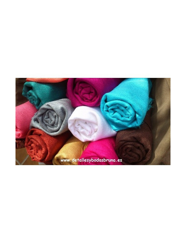 Pashminas Colores Amplias