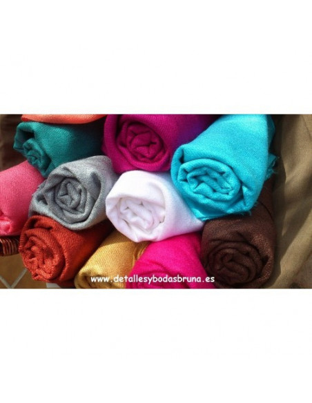 Pashminas Colores Amplias