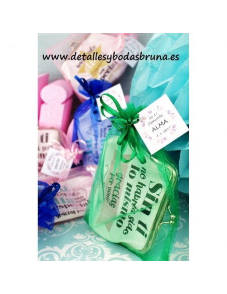 Monedero Mensaje Frase Gracias por Venir