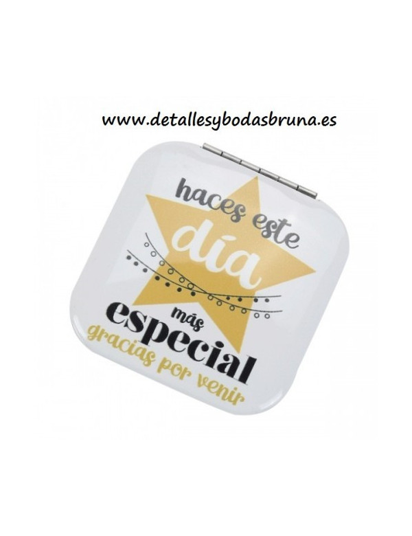 Espejo Mensajes Gracias por Venir