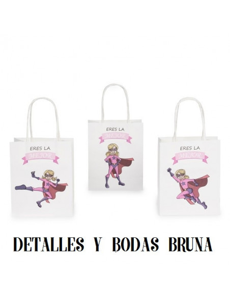 Bolsa pequeña heroe niña