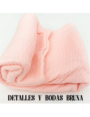 Pashminas Esponjosas para Boda y Comunión con cuerda 2