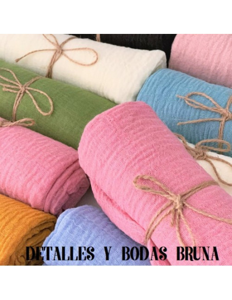 Pashminas Esponjosas para Boda y Comunión con cuerda