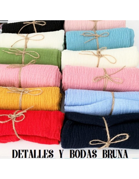 Pashminas Esponjosas para Boda y Comunión con cuerda