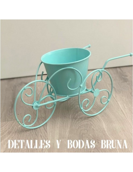 Cubo Bicicleta Celeste