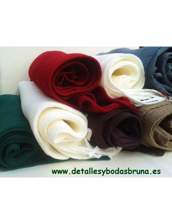 Bufandas Lisas para Hombre 