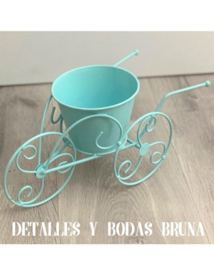 Cubo Bicicleta Celeste 2