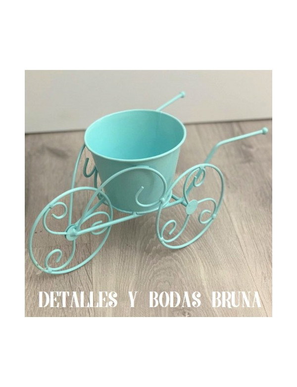 Cubo Bicicleta Celeste