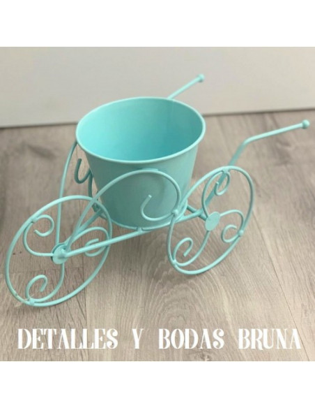 Cubo Bicicleta Celeste