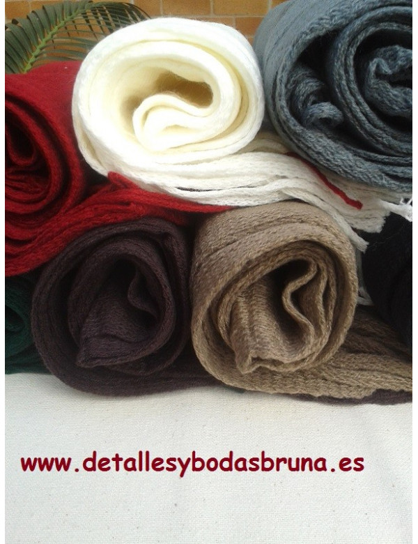 Bufandas Lisas para Hombre 