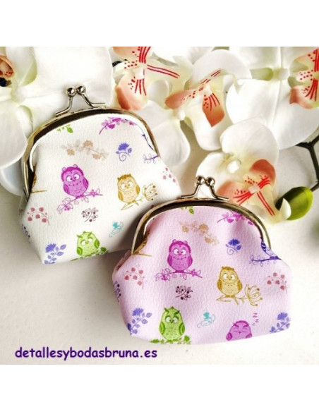 Monederos Buho Tonos Pastel - AGOTADO -