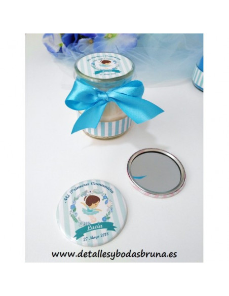 VELAS PERSONALIZADAS COMUNION BAILARINA - ELIGE COLOR -
