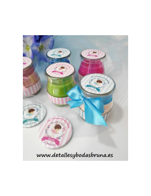 VELAS PERSONALIZADAS COMUNION BAILARINA - ELIGE...