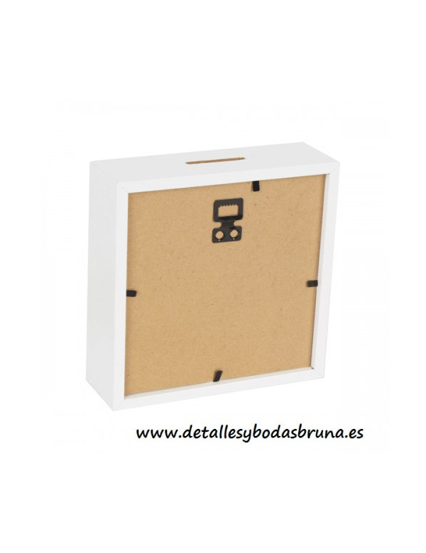 Hucha de Madera Elefante Bautizo Baby Shower