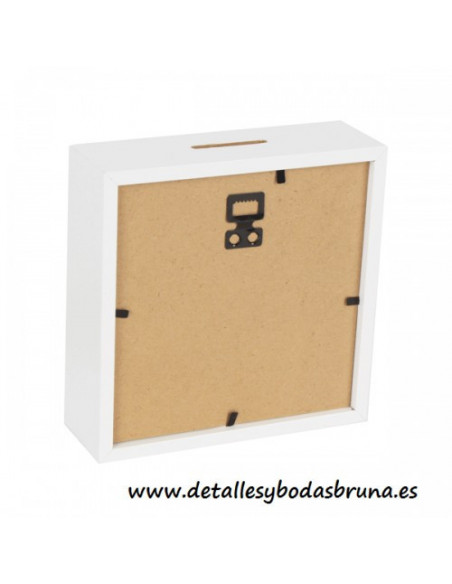 Hucha de Madera Elefante Bautizo Baby Shower