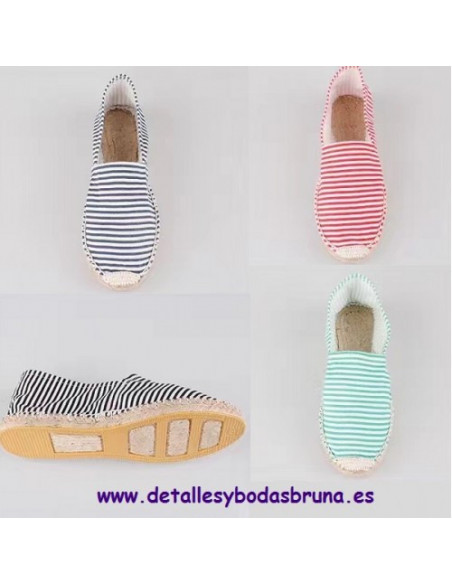 Alpargatas de Rayas