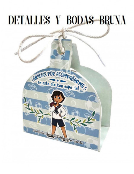 Ambientador Mikado Comunión Niño Marinero con Mensaje