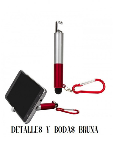 Llavero Linterna Puntero portamovil mosquetón