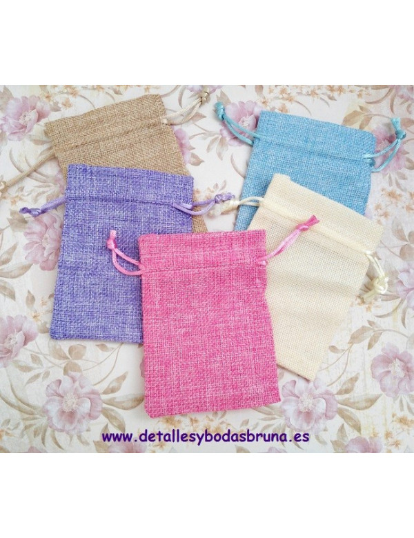 Bolsas de Lino Mini ESCOGE COLOR