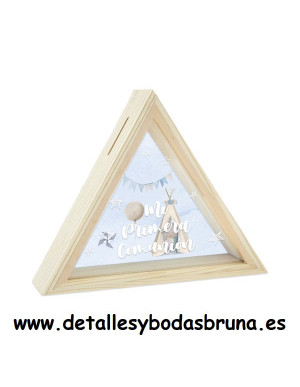 Hucha Marco Comunión Tipi Azul 2