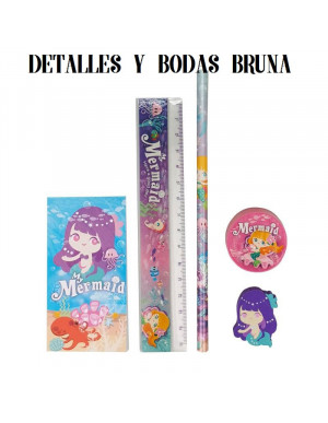 Conjunto Papelería Sirena 2