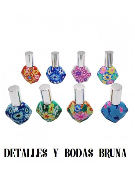 Perfumero Floral Engomado para Boda y Comunion