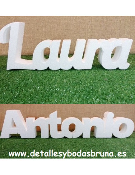 Nombre de Corcho para Comunion y Boda