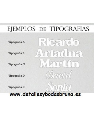 Nombre de Corcho para Comunion y Boda 2