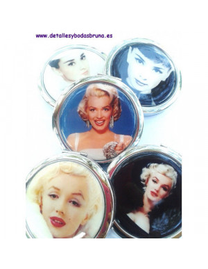 Espejo Vintage Audrey y Marilyn